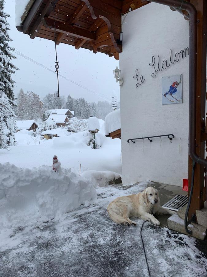 Chalet Le Slalom Arveyes 外观 照片