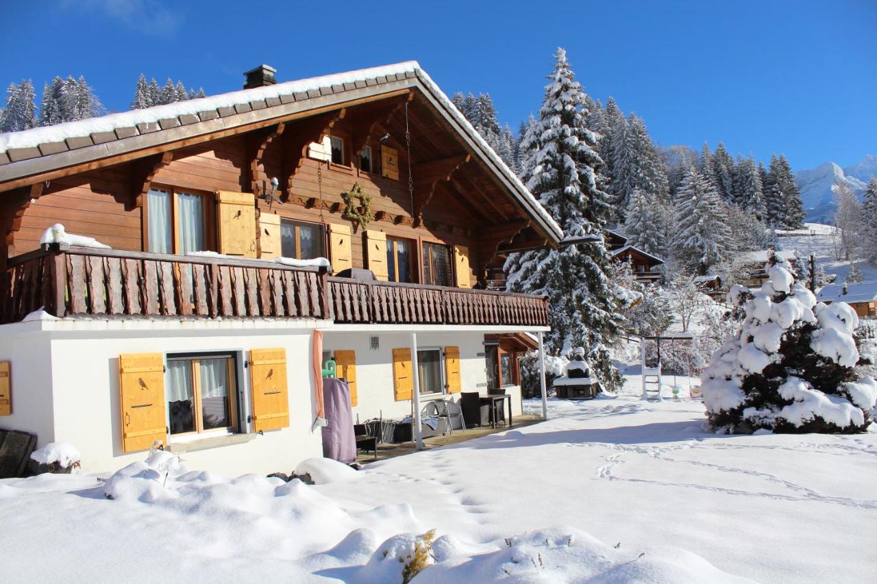 Chalet Le Slalom Arveyes 外观 照片